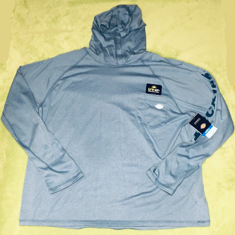Dickie's Temp-IQ Performance Cooling Hooded Workwear Sunshirt Men's Size 2XL